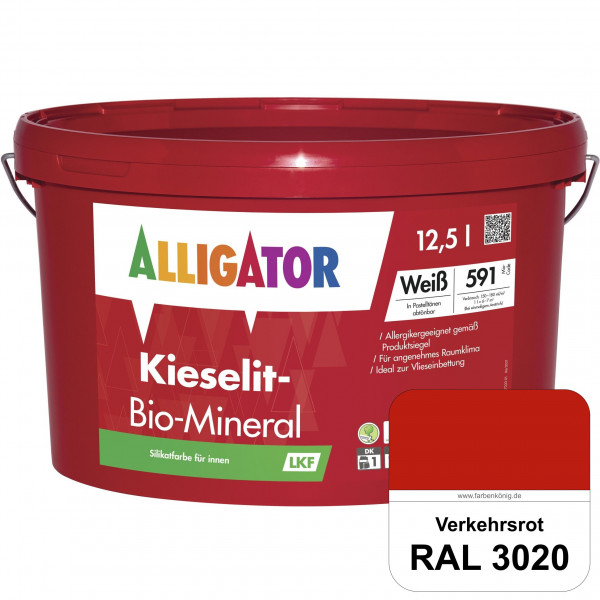 Kieselit-Bio-Mineral LKF (RAL 3020 Verkehrsrot)