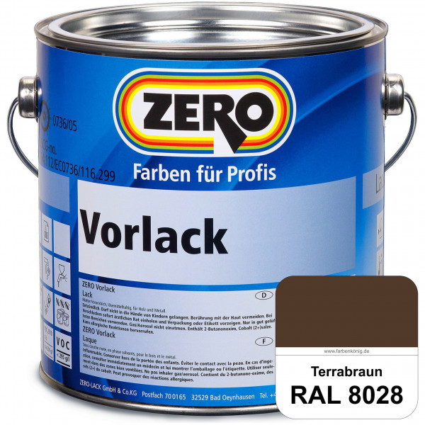Vorlack (RAL 8028 Terrabraun)