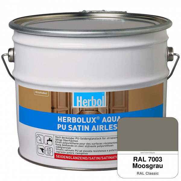Herbolux Aqua PU Satin Airless (RAL 7003 Moosgrau)