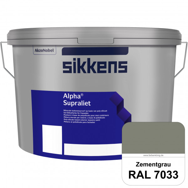 Alpha Supraliet (RAL 7033 Zementgrau)