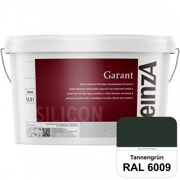 einzA Garant (RAL 6009 Tannengrün) elastische Siliconharz-Fassadenfarbe