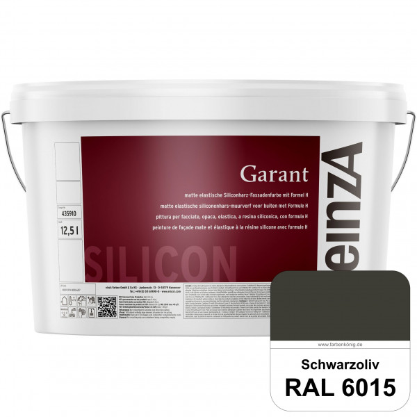 einzA Garant (RAL 6015 Schwarzoliv) elastische Siliconharz-Fassadenfarbe