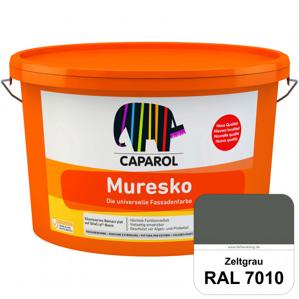 Muresko (RAL 7010 Zeltgrau) Silanisierte Reinacrylat-Fassadenfarbe auf SilaCryl®-Basis