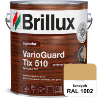 Lignodur VarioGuard Tix 510 (Gel-Lasur 510) RAL 1002 Sandgelb