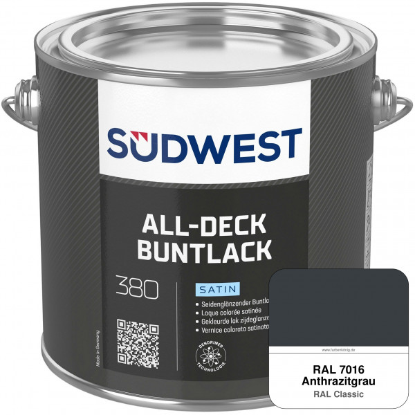 All-Deck Buntlack Satin (RAL 7016 Anthrazitgrau)