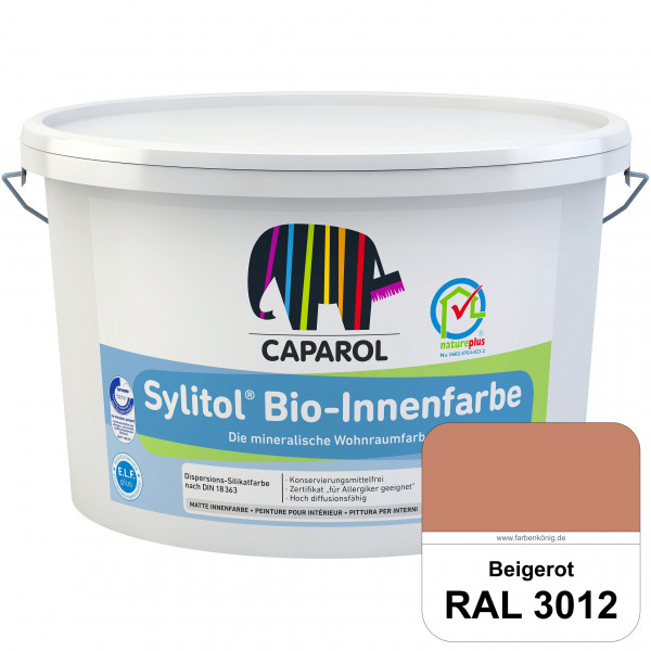Sylitol® Bio-Innenfarbe (RAL 3012 Beigerot) Innenfarbe auf Silikatbasis  für Allergiker