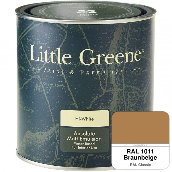 Absolute Matt Emulsion - Sample Pot 250 ml (RAL 1011 Braunbeige)