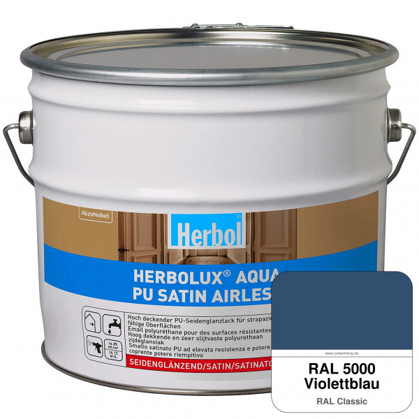 Herbolux Aqua PU Satin Airless (RAL 5000 Violettblau)