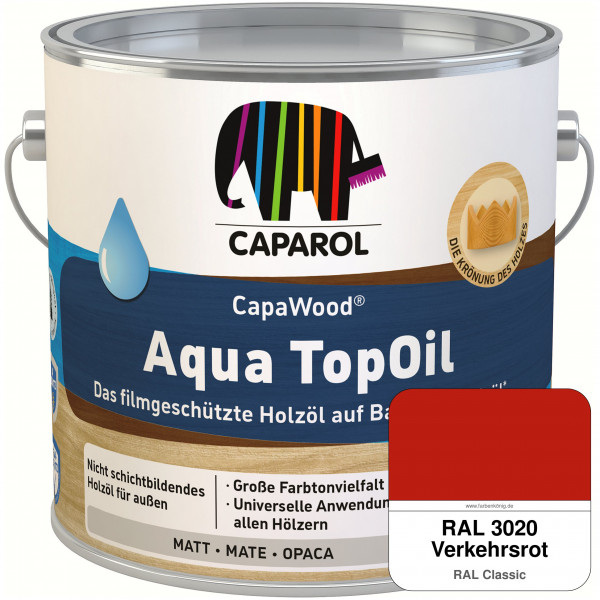 CapaWood® AquaTopOil (RAL 3020 Verkehrsrot)