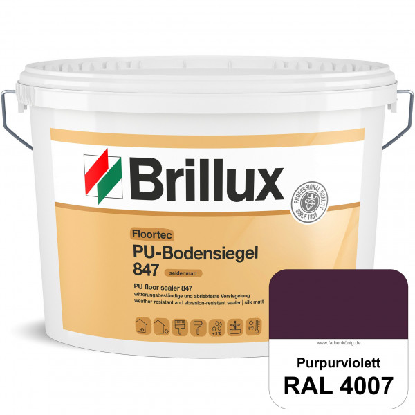 Floortec PU-Bodensiegel ELF 847 (RAL 4007 Purpurviolett) seidenmatt, witterungsbeständig, außen & in