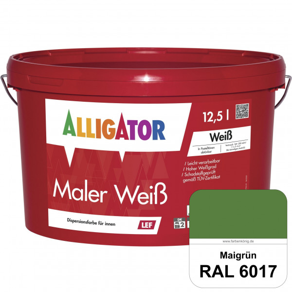 Maler Weiß LEF (RAL 6017 Maigrün)