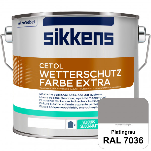 Cetol Wetterschutzfarbe Extra (RAL 7036 Platingrau)