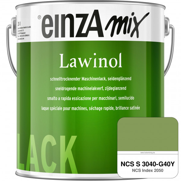 einzA Lawinol seidenglänzend (NCS S 3040-G40Y)