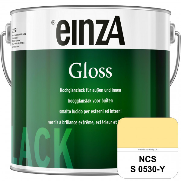 einzA Gloss (NCS S 0530-Y) Hochwertiger Alkydharzlack in Premium-Qualität, hochglänzend.
