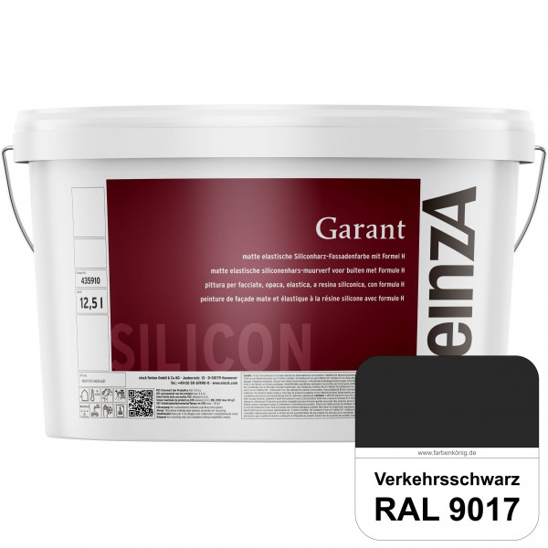 einzA Garant (RAL 9017 Verkehrsschwarz) elastische Siliconharz-Fassadenfarbe