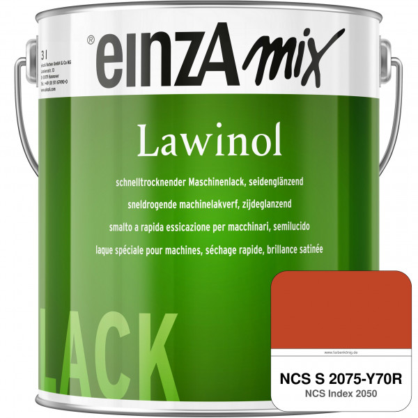 einzA Lawinol seidenglänzend (NCS S 2075-Y70R)