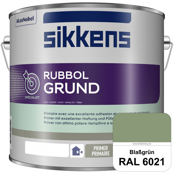 Rubbol Grund (RAL 6021 Blassgrün) Seidenmatte Grund- und Zwischenbeschichtung auf Kunstharzbasis (in