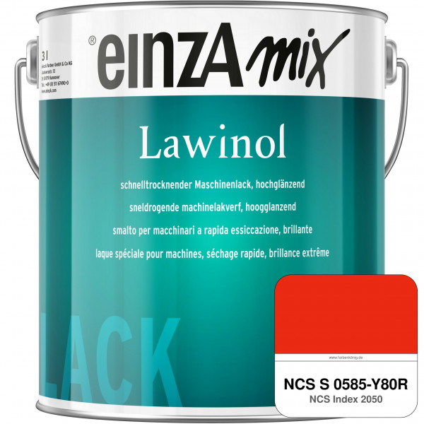 einzA Lawinol hochglänzend (NCS S 0585-Y80R)