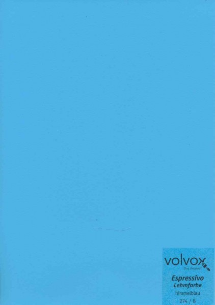 Volvox Espressivo Lehmfarbe (Himmelblau)