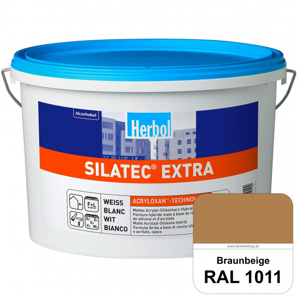 Silatec Extra (RAL 1011 Braunbeige) Siliconharz-Hybrid-Fassadenfarbe