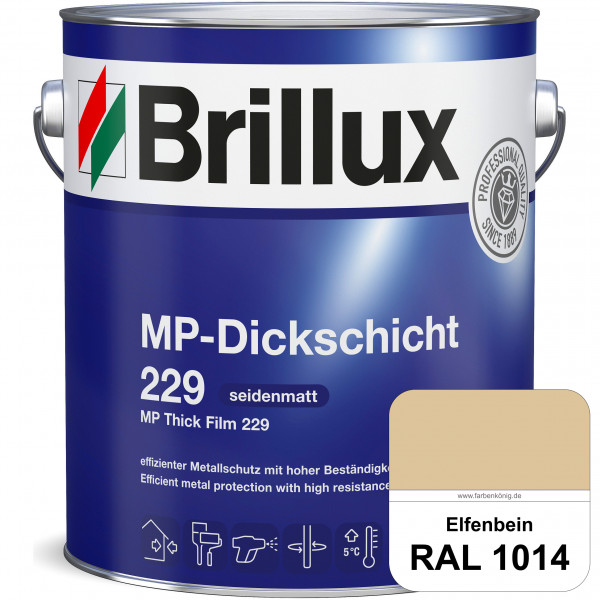 MP-Dickschicht 229 (RAL 1014 Elfenbein) Korrosionsschutz für grundierten Eisen- & Stahl sowie für Zi