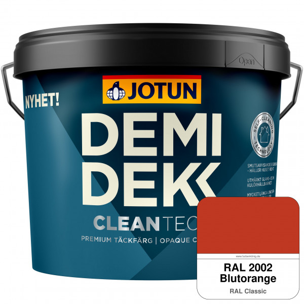 DEMIDEKK Cleantech (ehemals Demidekk Optimal, Demidekk Ultimate Täckfärg) - Deckende Holzfarbe für A