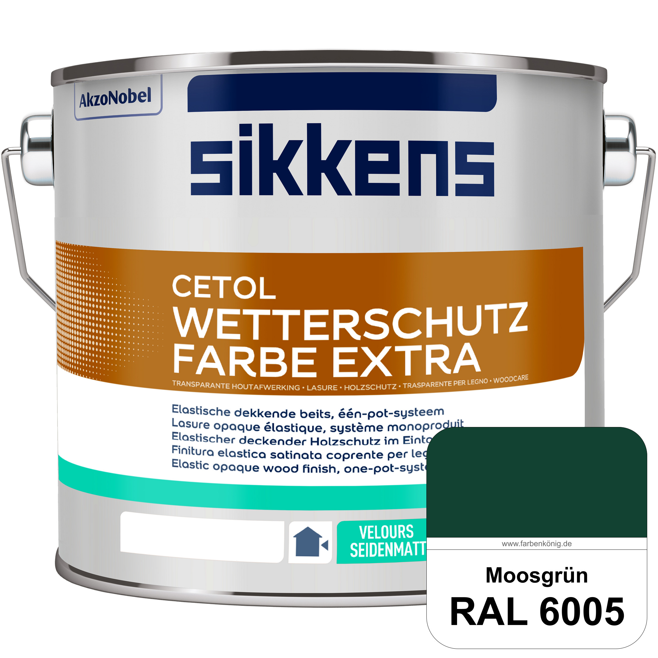 Belton Sprühlack, Lackspray, RAL 6005 Moosgrün glänzend, 400 ml S