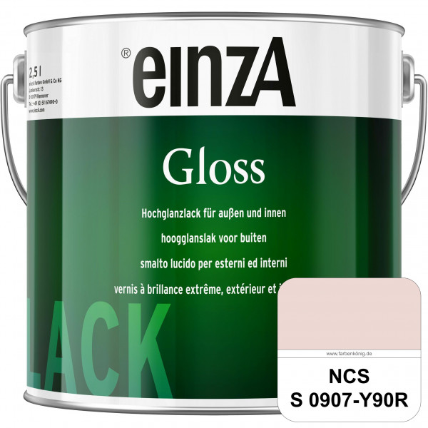 einzA Gloss (NCS S 0907-Y90R) Hochwertiger Alkydharzlack in Premium-Qualität, hochglänzend.