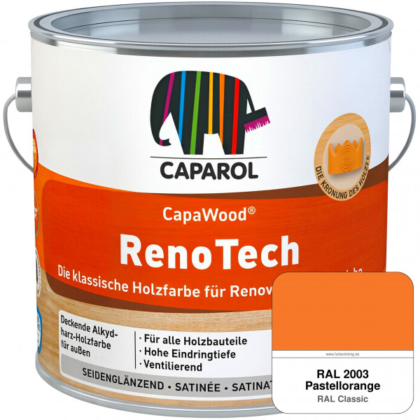CapaWood® RenoTech (RAL 2003 Pastellorange) - ersetzt Capadur RenoTech
