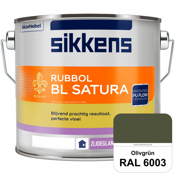 Rubbol BL Satura (RAL 6003 Olivgrün) seidenglänzender PU-Lack (wasserbasiert) innen & außen