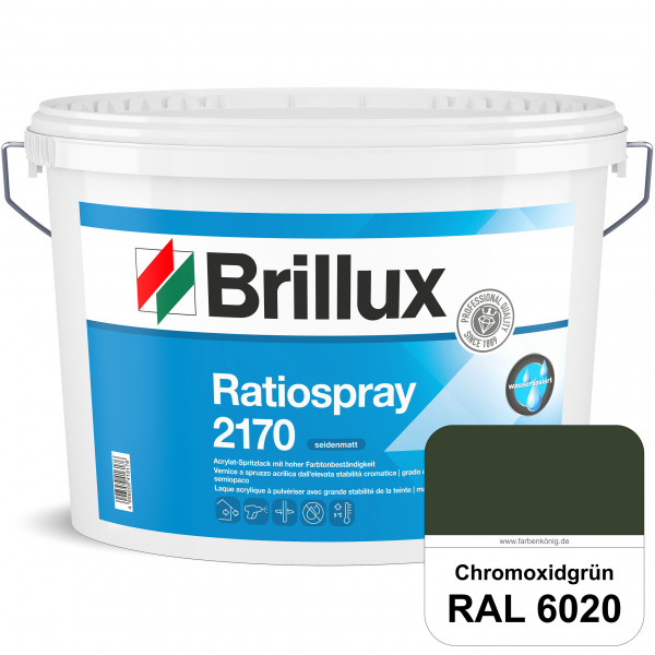 Ratiospray 2170 (RAL 6020 Chromoxidgrün) wasserbasierter, seidenmatter & farbtonbeständiger Allround