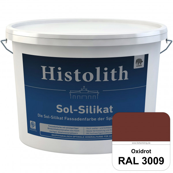 Histolith Sol-Silikat (RAL 3009 Oxidrot) Die Sol-Silikatfarbe der Spitzenklasse