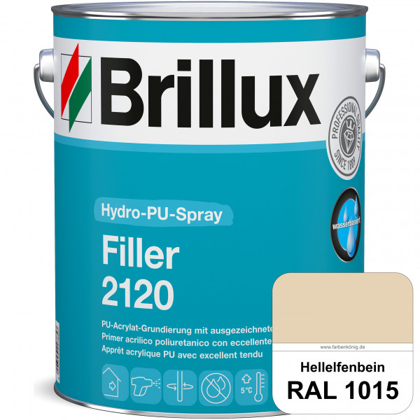 Hydro-PU-Spray Filler 2120 (RAL 1015 Hellelfenbein) hochwertige Grund- & Zwischenbeschichtungen im S