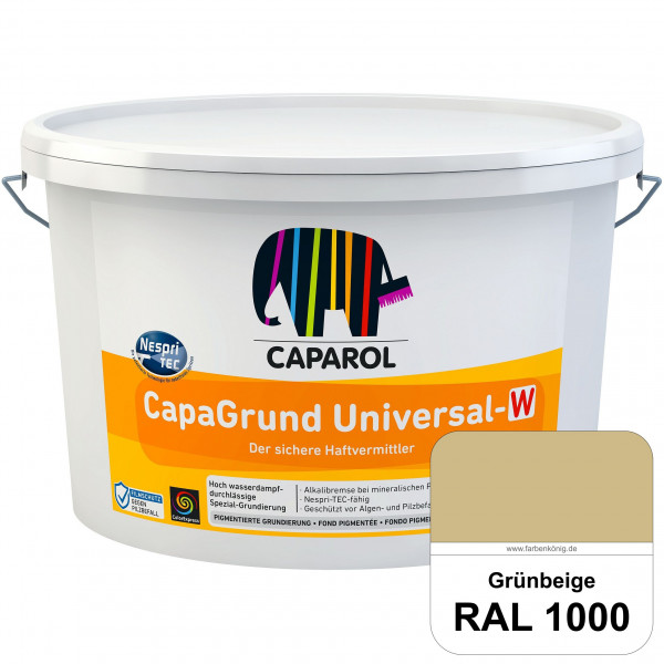 CapaGrund Universal-W (RAL 1000 Grünbeige) hoch wasserdampfdurchlässige Spezial-Grundierung (innen &