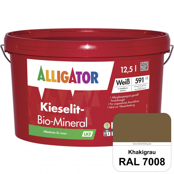 Kieselit-Bio-Mineral LKF (RAL 7008 Khakigrau)
