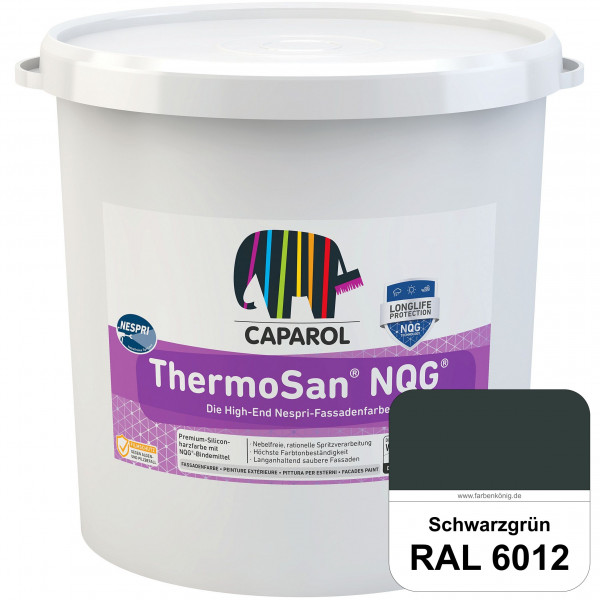 ThermoSan® NQG® Nespri (RAL 6012 Schwarzgrün) Siliconharz-Bindemittelkombination mit integrierter Na