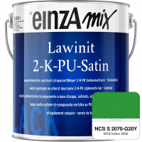 einzA Lawinit 2-K-PU Satin Stammlack (NCS S 2070-G20Y)