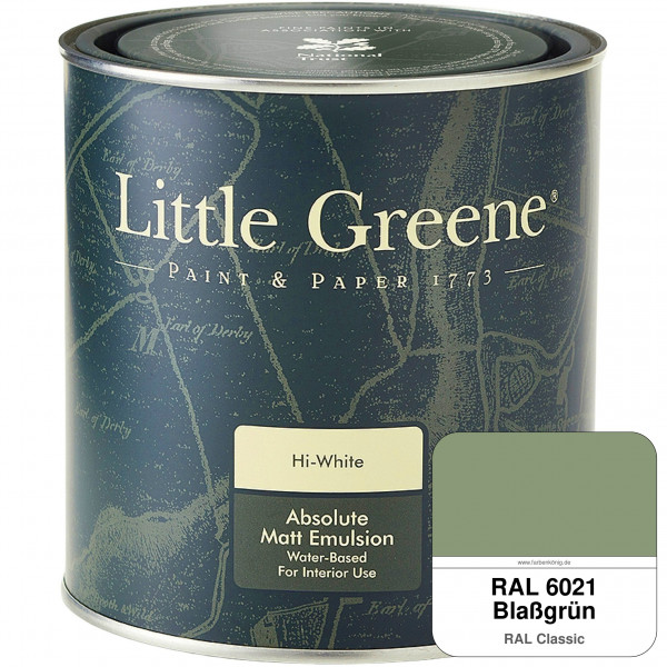 Absolute Matt Emulsion - Sample Pot 250 ml (RAL 6021 Blassgrün)