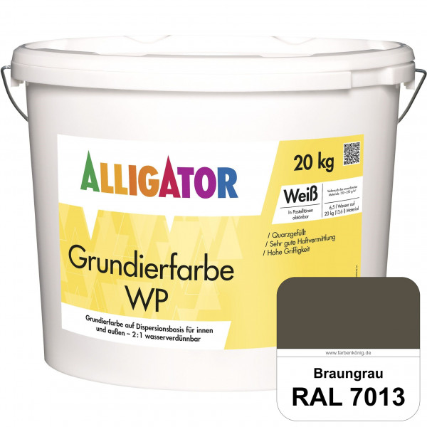 Grundierfarbe WP (RAL 7013 Braungrau)