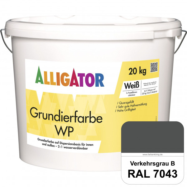 Grundierfarbe WP (RAL 7043 Verkehrsgrau B)