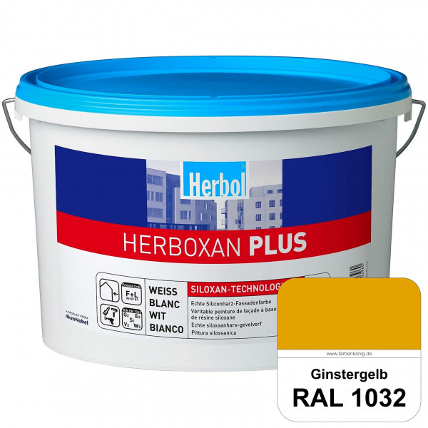 Herboxan Plus (RAL 1032 Ginstergelb) Siliconharz-Fassadenfarbe für längere saubere Fassaden
