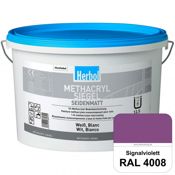 Methacryl Siegel (RAL 4008 Signalviolett) seidenmatte 1K-Beschichtung Böden (Innen & Außen)