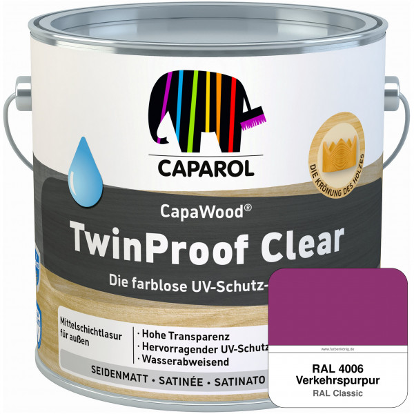 CapaWood® TwinProof Clear (RAL 4006 Verkehrspurpur) - ersetzt Capadur TwinProof