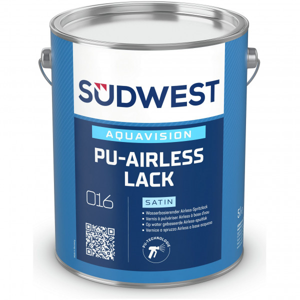 AquaVision PU-Airless Lack Satin (Weiß)