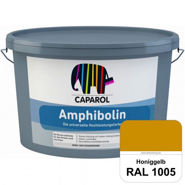 Amphibolin (RAL 1005 Honiggelb) Universalfarbe auf Reinacrylbasis innen & außen