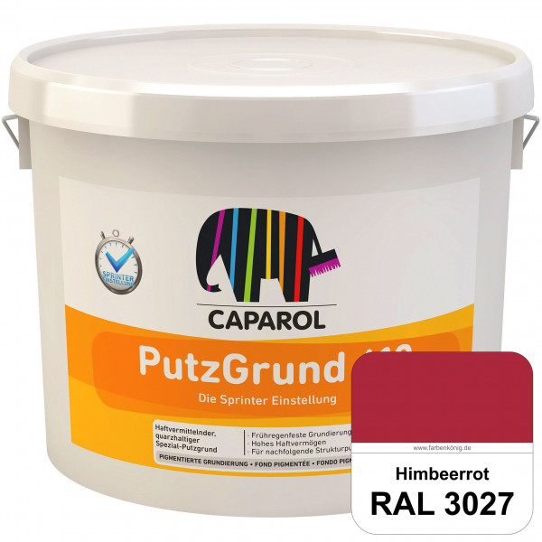 Putzgrund 610 SPRINTER (RAL 3027 Himbeerrot) Grundanstrich & Haftbrücke für Strukturputz-Beschichtun