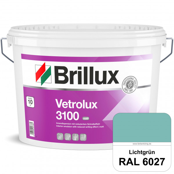 Vetrolux ELF 3100 (RAL 6027 Lichtgrün) matte & gut zu reinigende Spezial-Innenfarbe