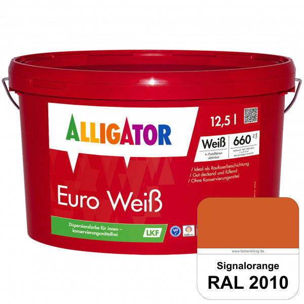 Euro Weiß LKF (RAL 2010 Signalorange)