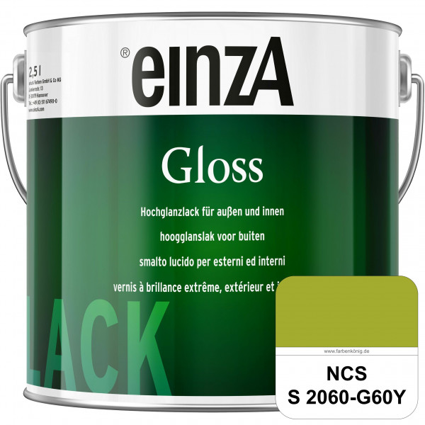 einzA Gloss (NCS S 2060-G60Y) Hochwertiger Alkydharzlack in Premium-Qualität, hochglänzend.