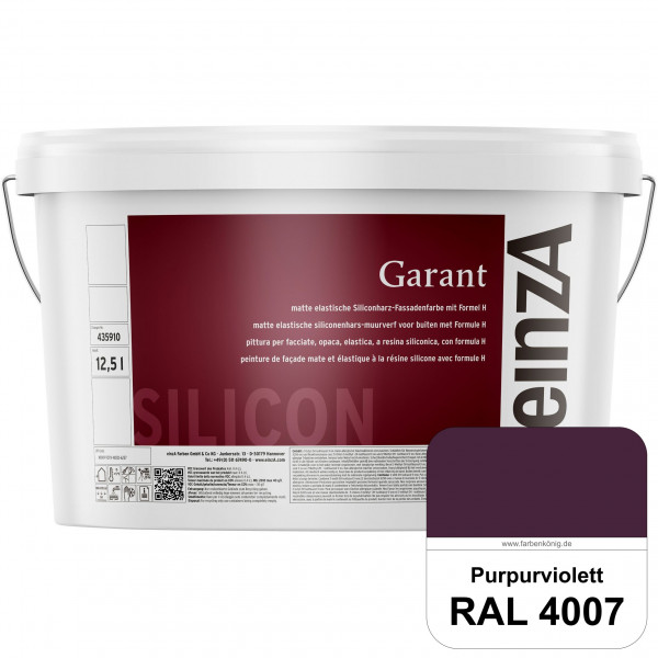 einzA Garant (RAL 4007 Purpurviolett) elastische Siliconharz-Fassadenfarbe